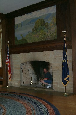 Nancy Hanks Lincoln Fireplace